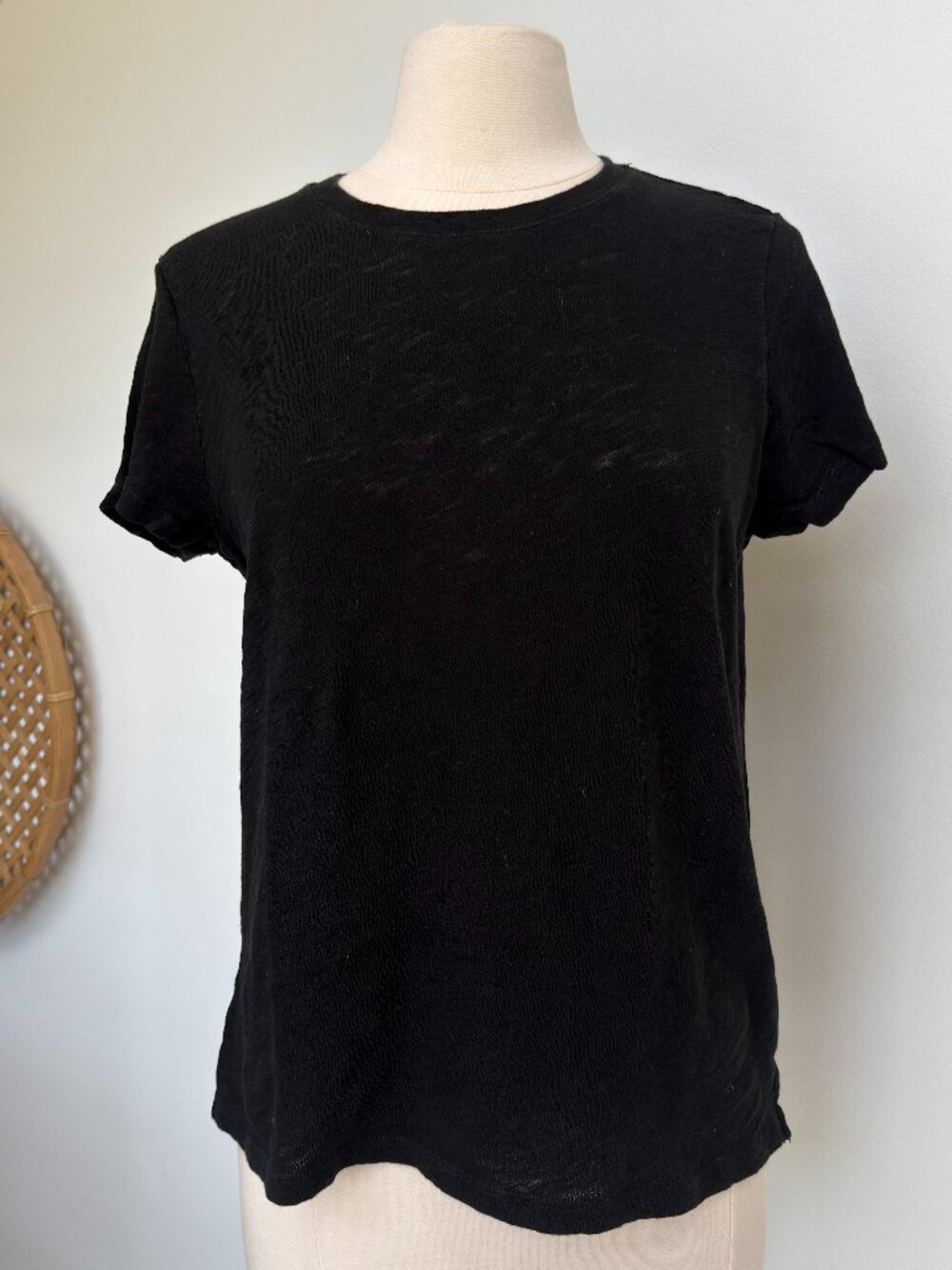 ATM Slub Jersey Schoolboy Crewneck Tee